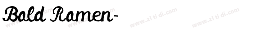 Bold Romen字体转换